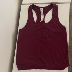 Women's Burgundy Tank Top